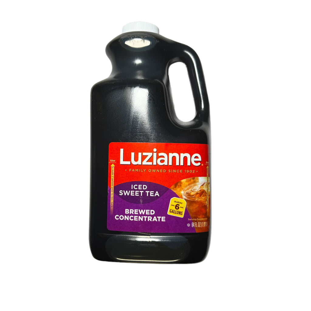 Luzianne Sweet Tea Brewed Concentrate 64 Oz Iced Sweet Tea Makes 6 Gallons