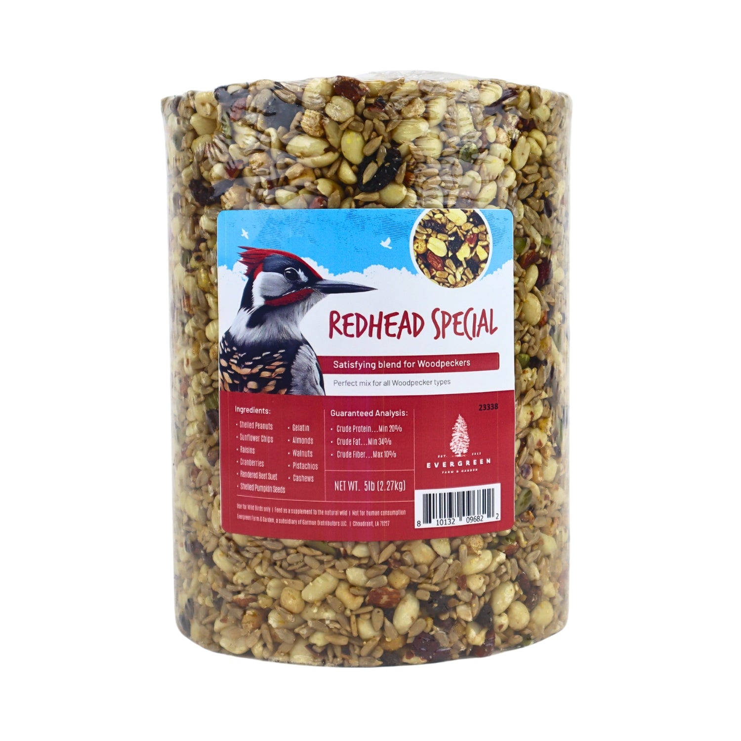 Evergreen Farm and Garden - Redhead Special Large Birdseed Cylinder ...