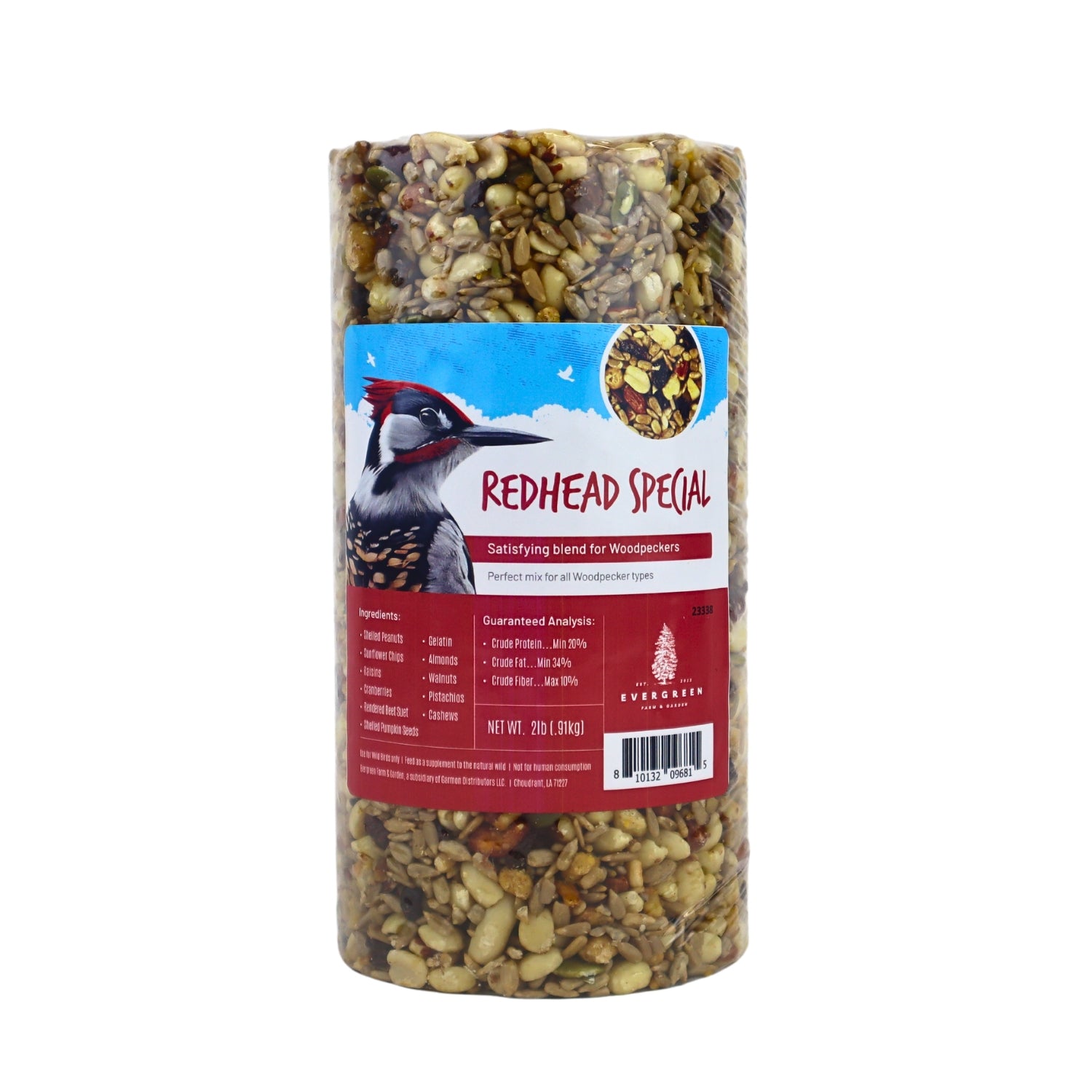 Evergreen Farm and Garden - Redhead Special Small Birdseed Cylinder ...