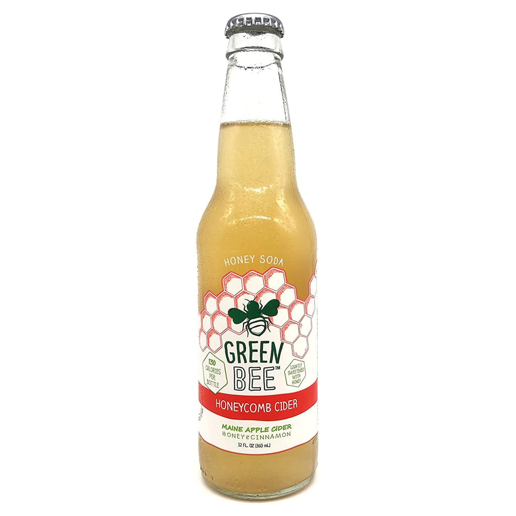 Green Bee Honey Soda 12 Pack Made From Real Honey (Honeycomb Cider)