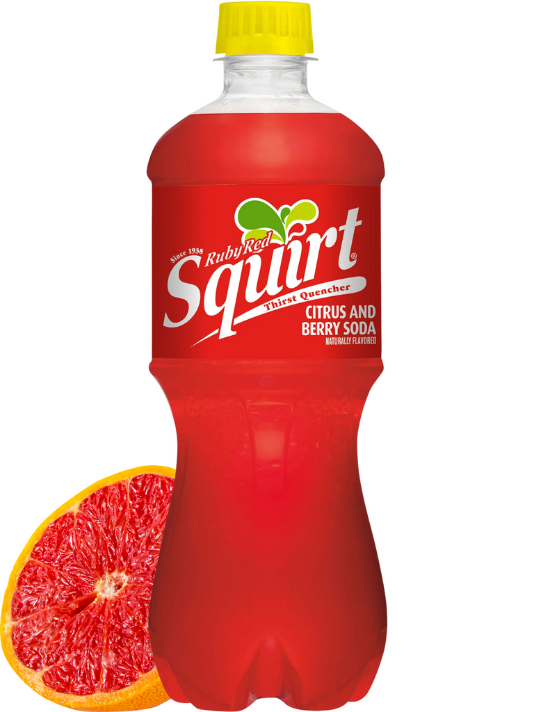 Squirt Ruby Red Soda 20oz Bottles (24 pack)