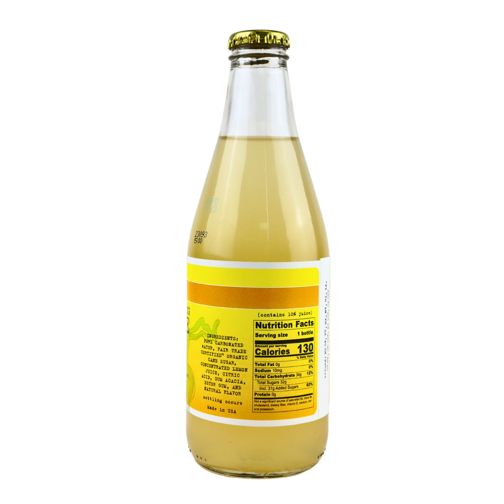 Maine Root 12 Pack Fair Trade Lemonade 12oz Glass