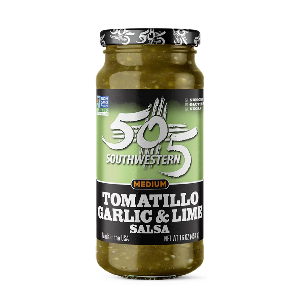 505 Southwestern Tomatillo, Garlic & Lime Green Chile Salsa - 16 oz