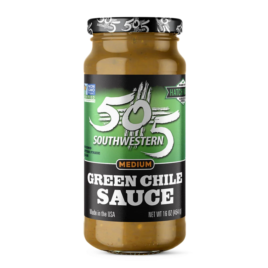 505 Southwestern Medium Green Chile Sauce - 16 oz