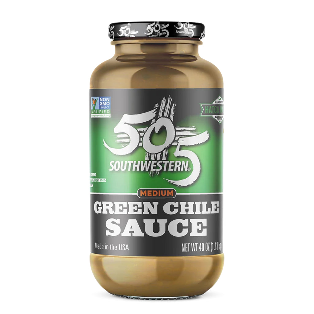 505 Southwestern Medium Green Chile Sauce - 40 oz