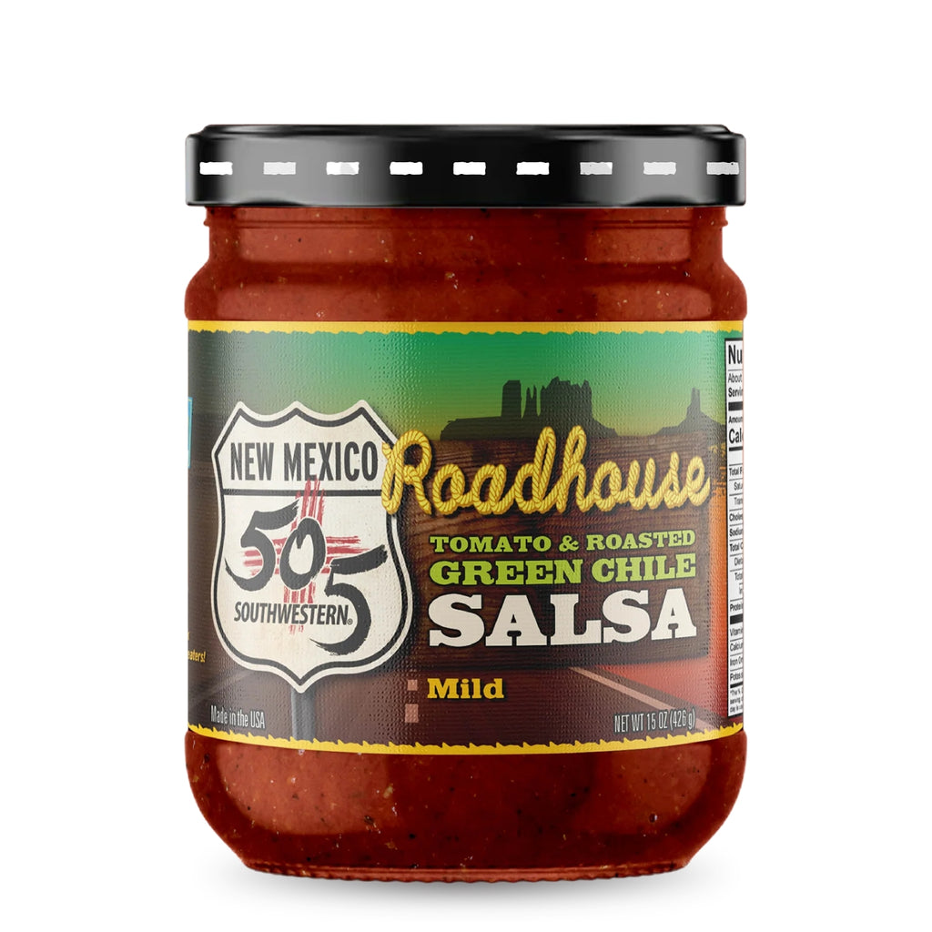 505 Southwestern Roadhouse Tomato & Roasted Green Chile Salsa - Mild - 15 oz