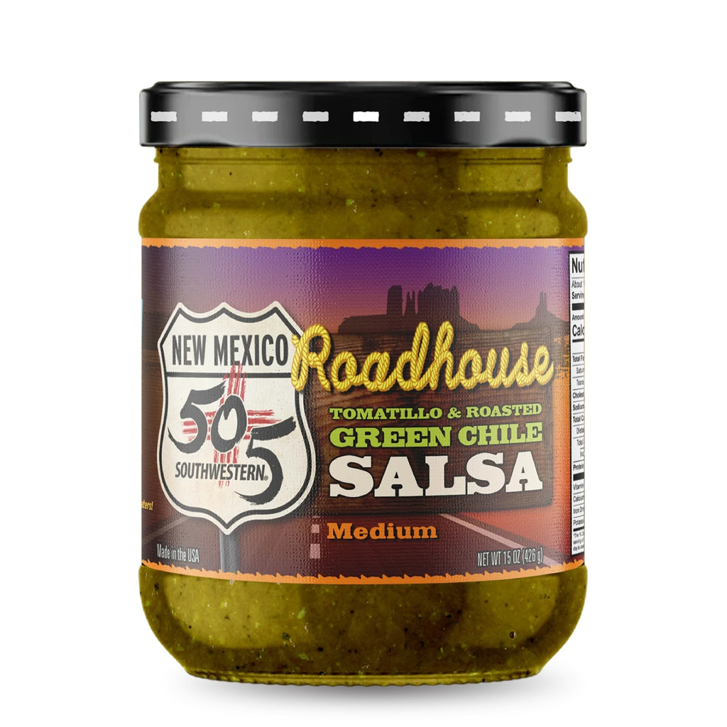 505 Southwestern Roadhouse Tomatillo & Roasted Green Chile Salsa - Medium - 15 oz