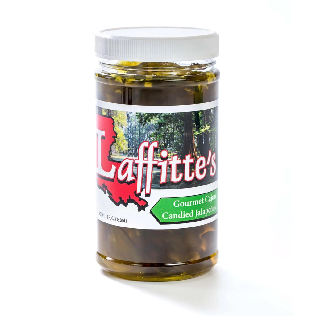 Laffitte's Gourmet Cajun Candied Jalapeno Peppers 12 oz Jar