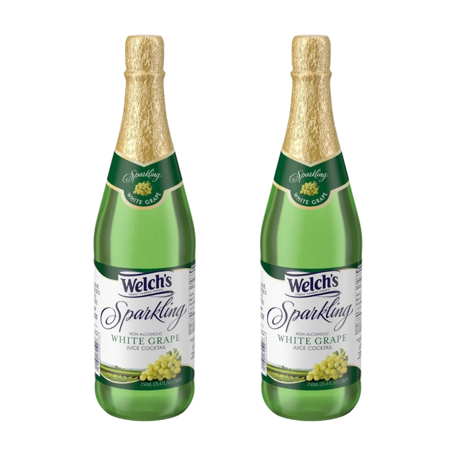 Welch's Sparkling White Grape Juice Cocktail 25.4oz - 2 Pack