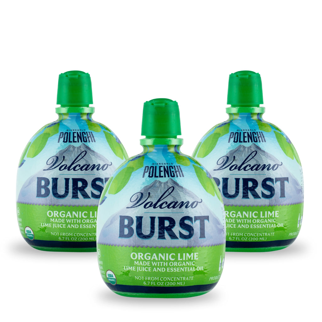 Italian Volcano Lime Burst – Organic 6.7oz Bottles (3 Pack)