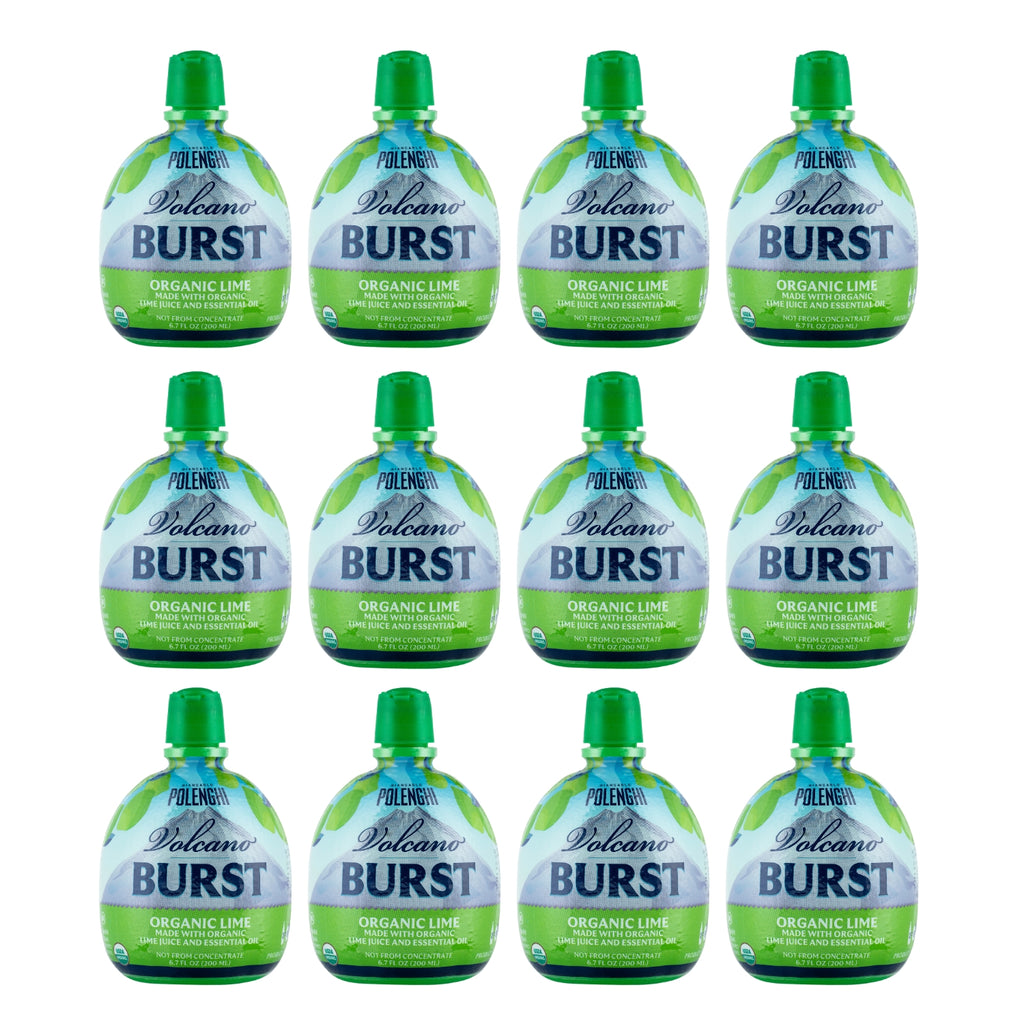 Italian Volcano Lime Burst – Organic 6.7oz Bottles (Pack of 12)