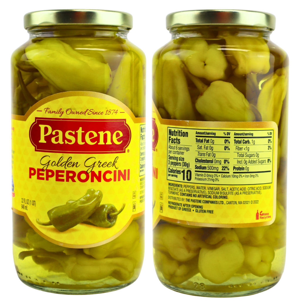 Pastene Peperoncini Peppers In Vinegar (1 Pack)