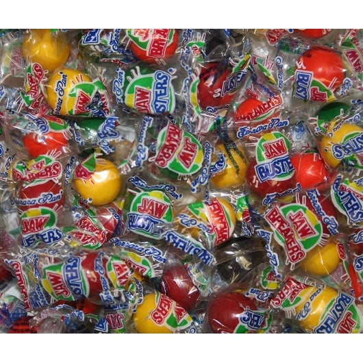 Jawbuster Candys Wrapped Medium Bulk Candy Individually Wrapped, 30 Pound