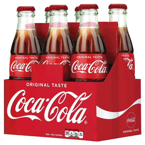 Coca-Cola Classic 8oz Glass Bottles 4-6 Packs (24 Bottles) Coke ...