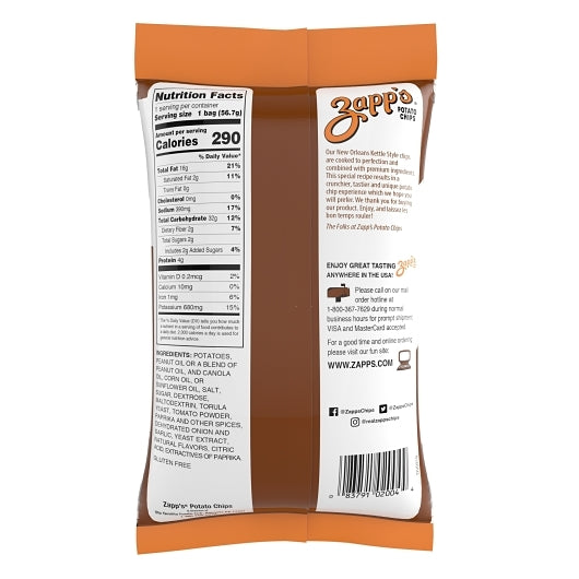 Zapp's Potato Chips Mesquite Bar-B-Que Chips, 2 Ounces – Louisiana Pantry