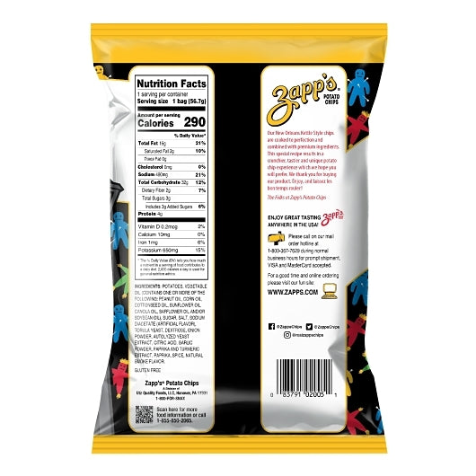 Vooodoo Chip Zapp's Potato Chips Voodoo Chips, 2 Ounces – Louisiana Pantry