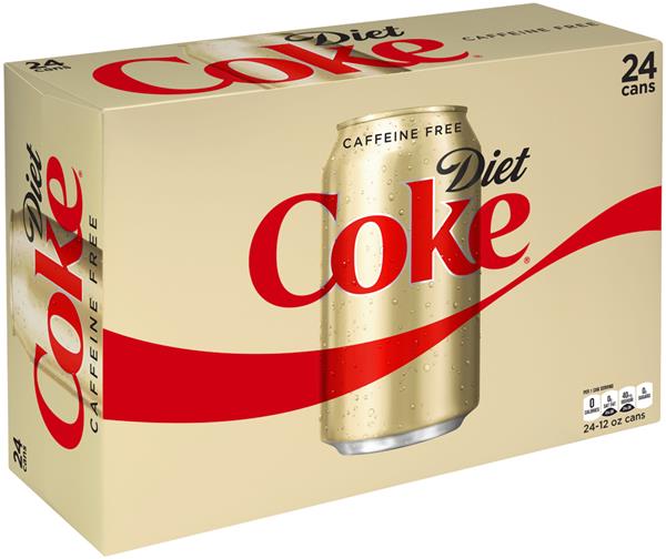 Coca-Cola Diet Coke Caffeine Free 24 Pack 12 oz Cans
