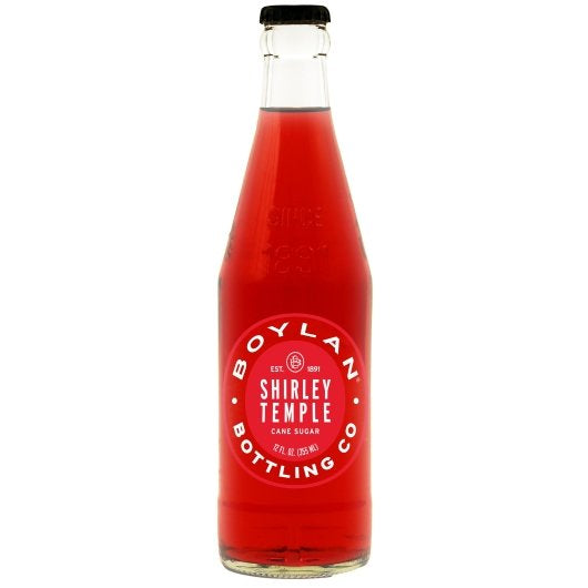 Boylan Bottling Shirley Temple Soda 12 oz, 12 Pack