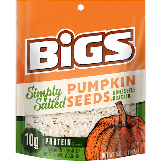 Bigs Lightly Salted Pumpkin Seeds, 5 Ounces