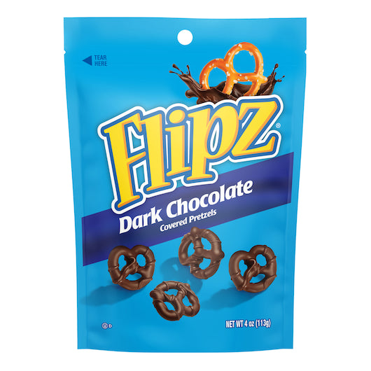Flipz Dark Chocolate Pretzel, 4 Ounce