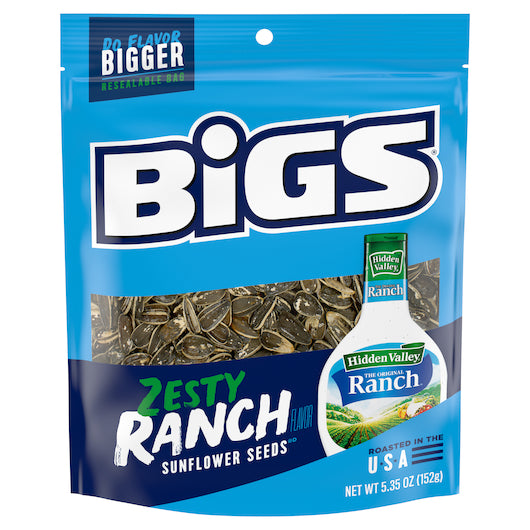 Bigs Hidden Valley Ranch Shelled Sunflower Seeds, 5.35 Ounces