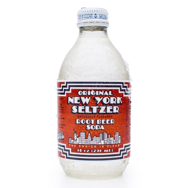 Original New York Seltzer - Root Beer Soda - 12 Pack