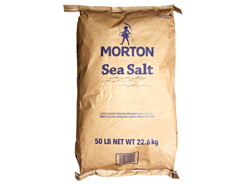 Morton Sea Salt Bulk 50 lb Bag (Food Grade)