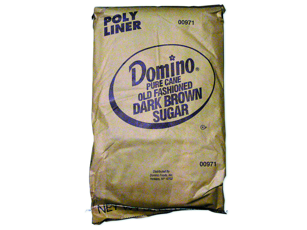 Domino Dark Brown Pure Cane Old Fashioned Sugar 50lb
