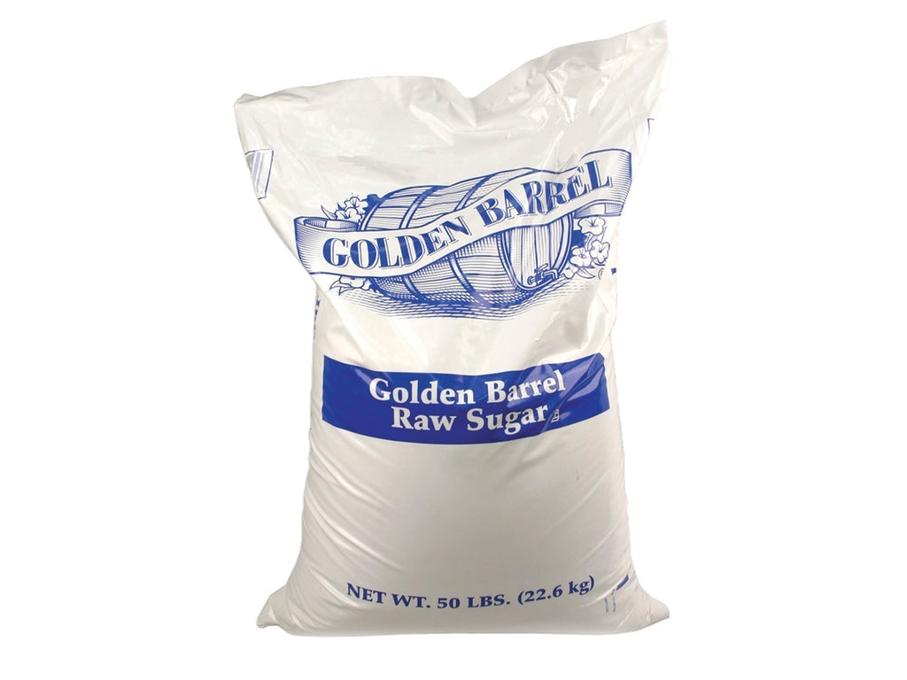 Golden Barrel Raw Sugar Bulk 50lb Bag