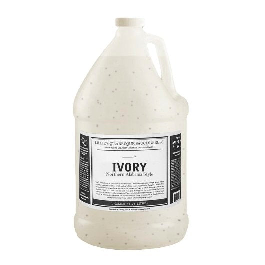 Lillie's Q Ivory White BBQ Sauce, 8 Pounds (1 Gallon)