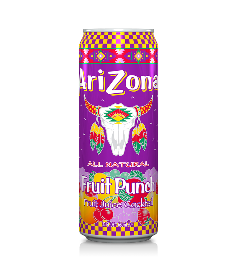 Arizona Tea Fruit Punch 12 Pack 23.5 oz Tall Cans