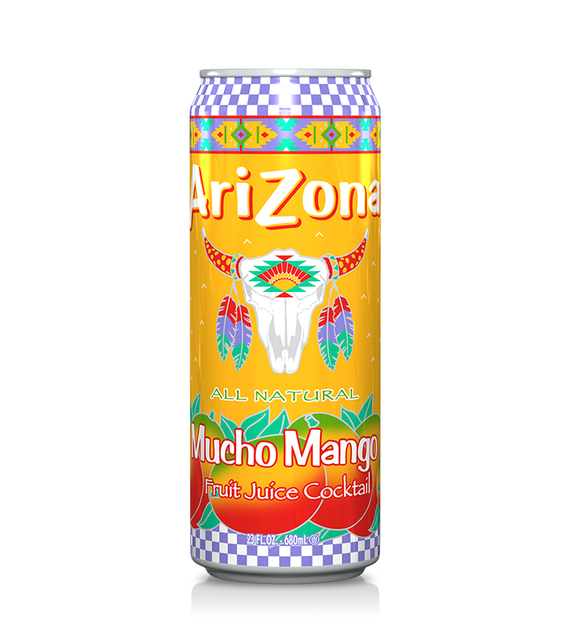 Arizona Tea Mucho Mango 12 Pack 23.5 oz Tall Cans