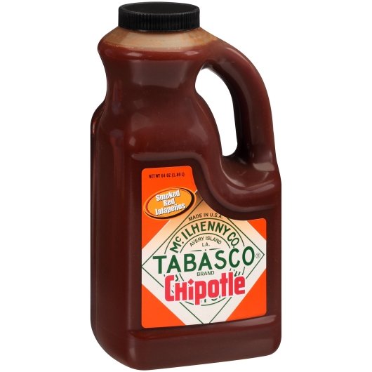 Tabasco Chipotle Pepper Hot Sauce Bulk, 0.5 Gallon