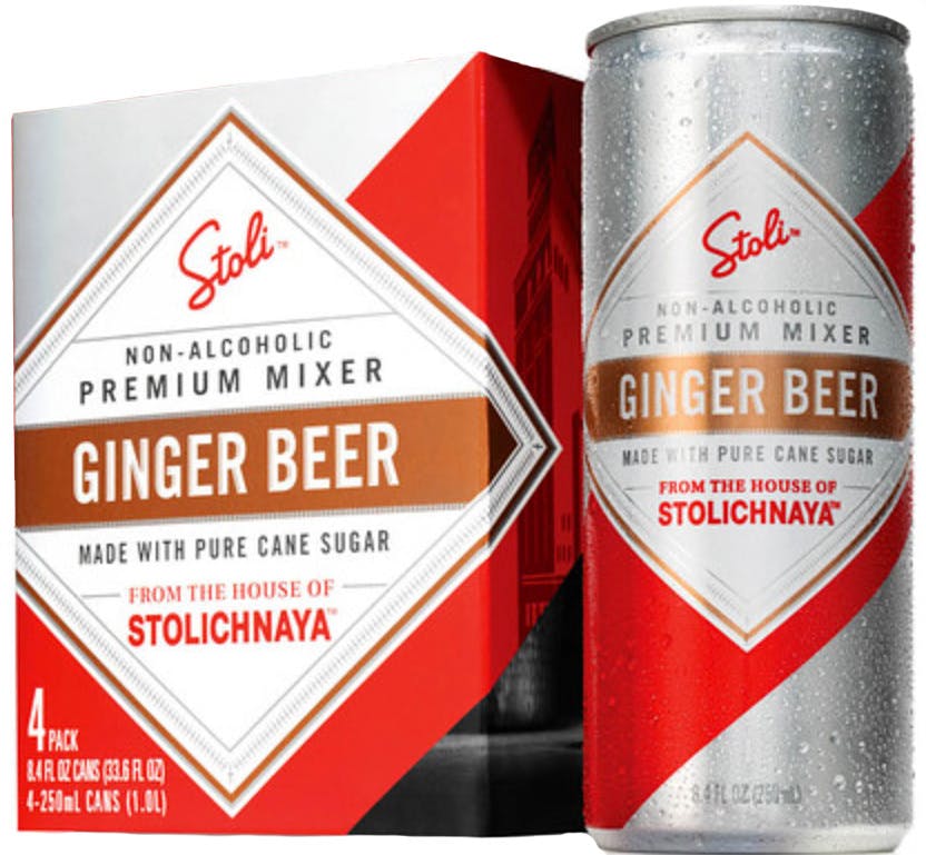 Stoli Ginger Beer 8.4 oz 24 Pack Case