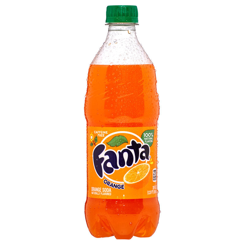 Fanta Orange 20oz Bottles 24 Pack