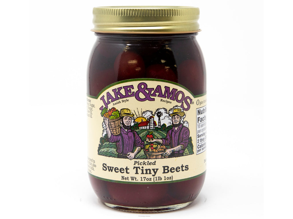 Jake and Amos Pickled Sweet Tiny Beets 17oz