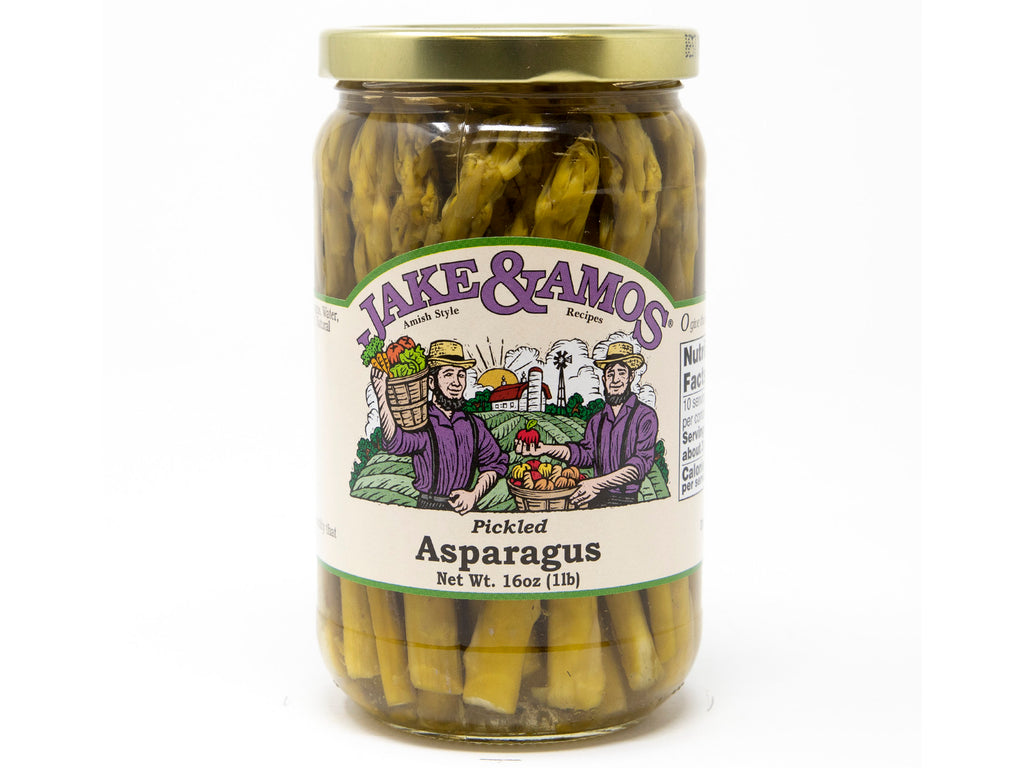 Jake and Amos Pickled Asparagus 16 oz
