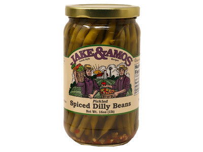 Jake and Amos Spiced Dilly Beans 16 oz