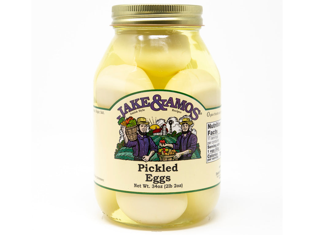 Jake & Amos Plain Pickled Eggs 34oz