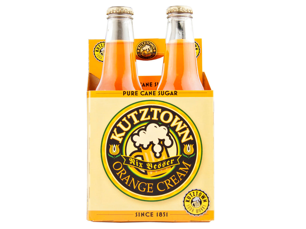 Kutztown Orange Cream Soda (Glass) 12 Pack