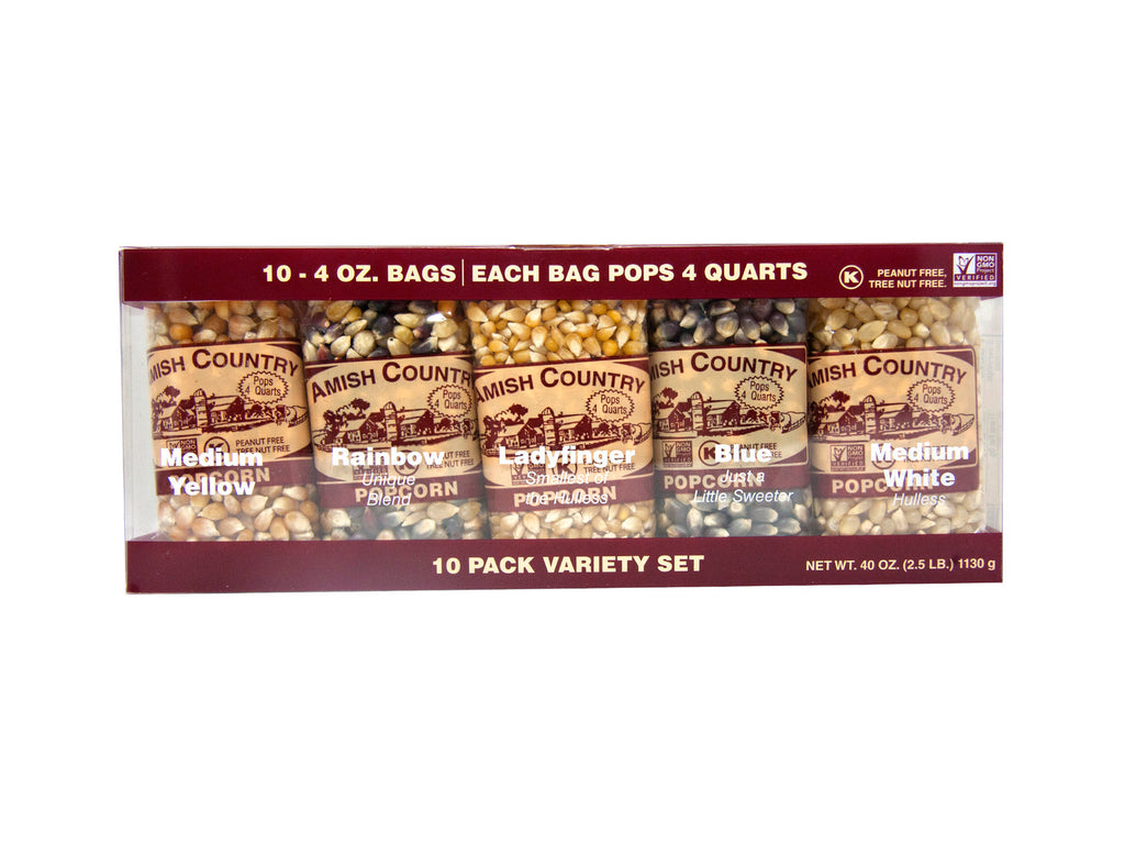Amish Country Popcorn Variety 10 Pack