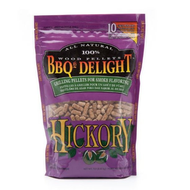 BBQer's Delight 1 lb Hickory Wood Pellet Grill Fuel