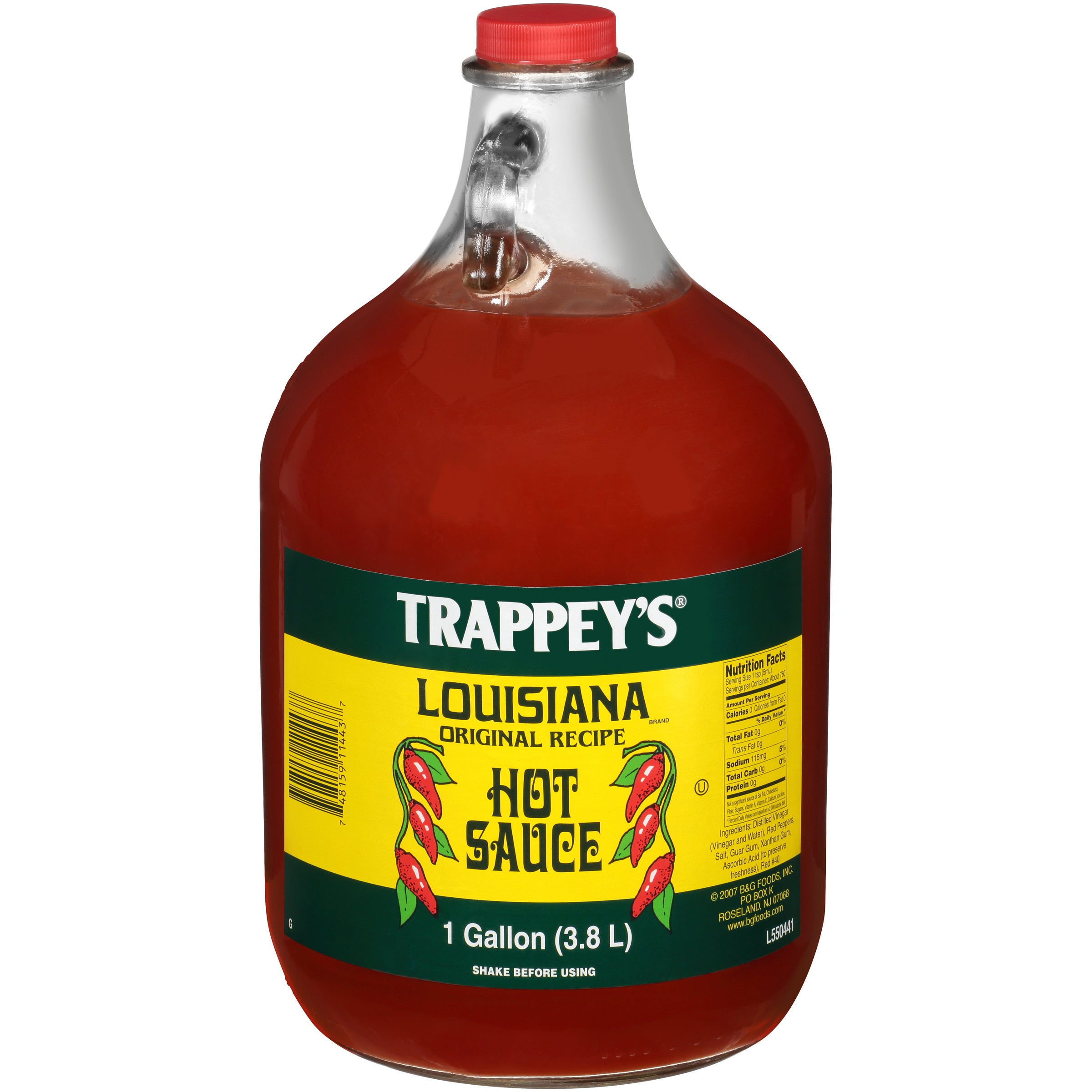 The Original Louisiana Brand Sweet Heat with Honey Hot Sauce, 1 Gallon