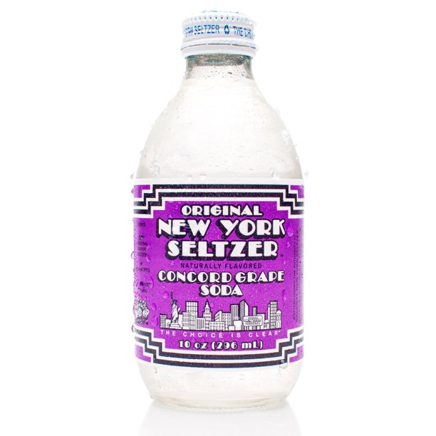 Original New York Seltzer - Concord Grape Soda 12 Pack