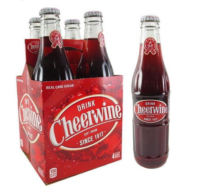 Cheerwine Glass Bottle 12 Pack Soda