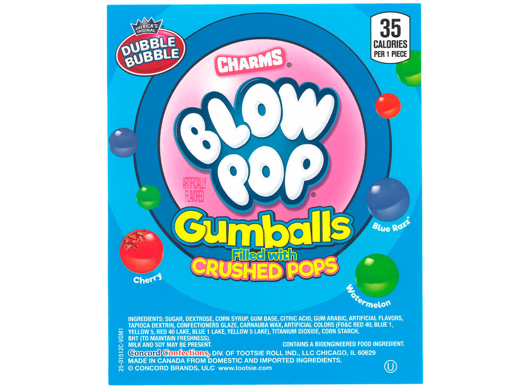 Blow Pop Gumballs Bulk 17.7lb