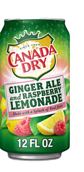 Canada Dry Raspberry Lemonade 12oz Cans (24 pack)