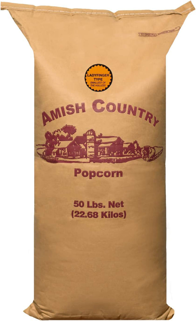 Amish Country Popcorn Ladyfinger Popcorn 50lb