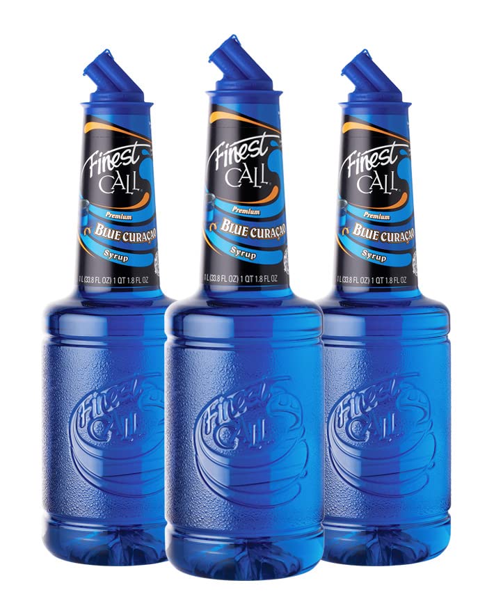 Finest Call Premium Blue Curacao Syrup Drink Mixer