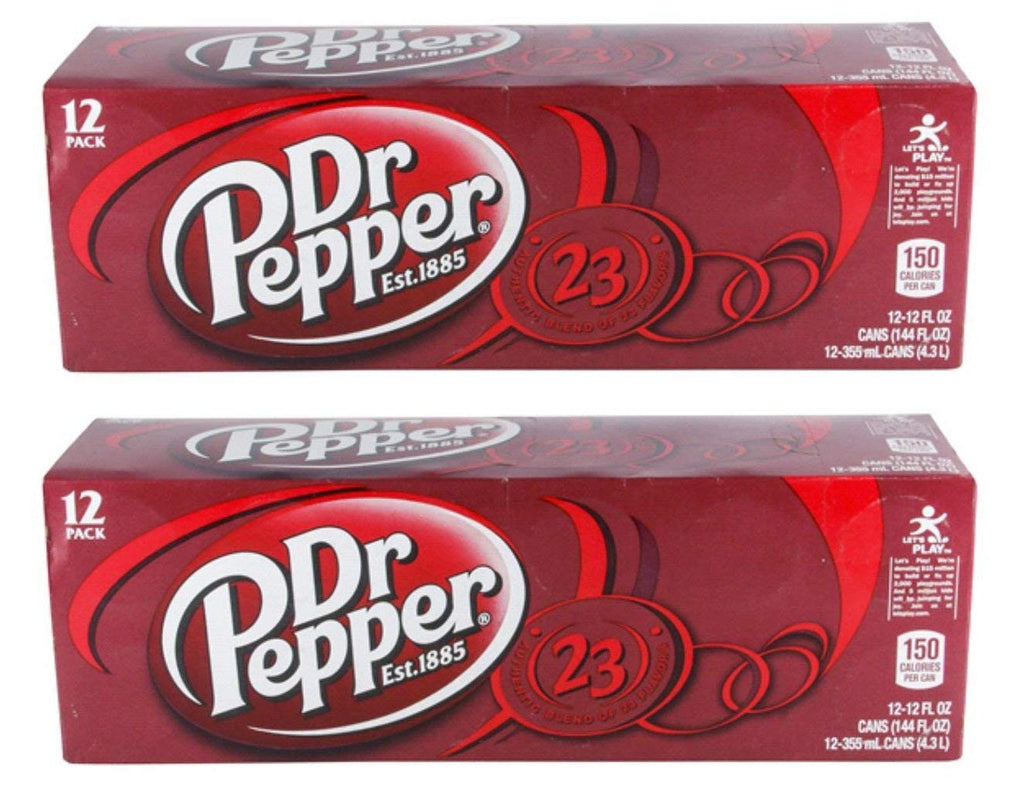 Dr Pepper - Soda 24 Pack 12 oz Cans